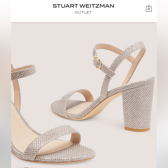 Stuart Weitzman Rose Gold Dancer 75 - Picture 4 of 9